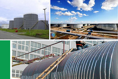 原油煉油裝置使用電熱帶保溫系統　保持油管線正常輸送(圖1)